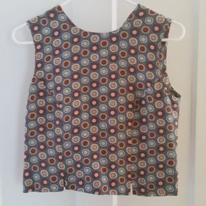 Vintage luxury, lined silk top Pat Argenti
